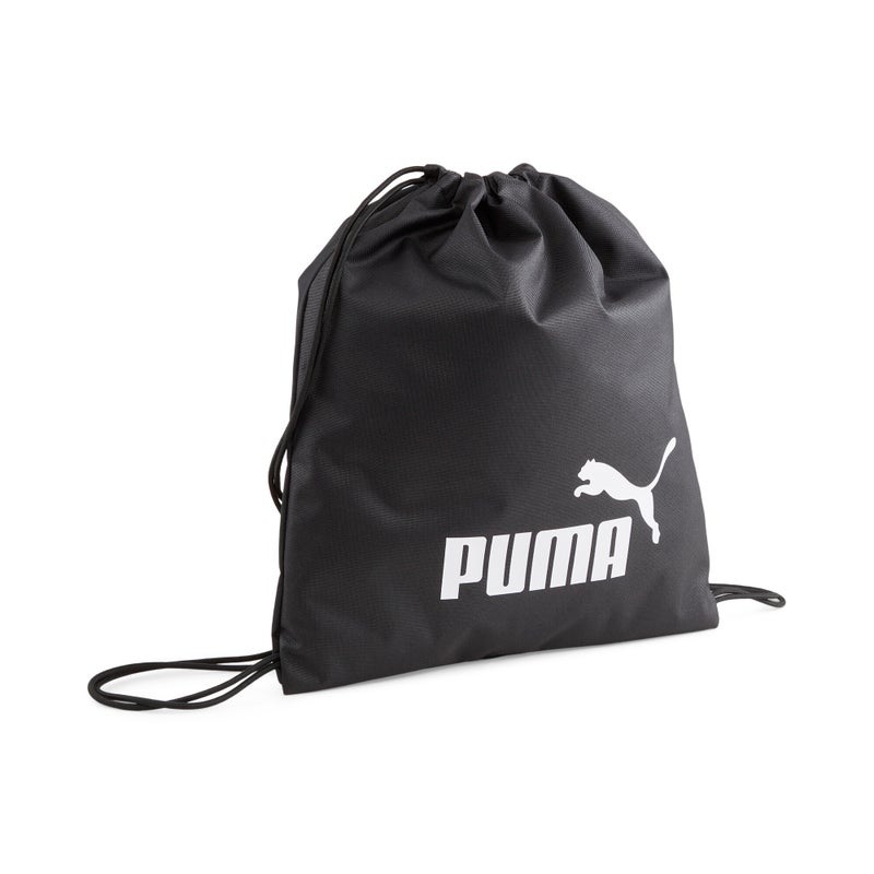 PUMA Phase Unsex Black Gym Sack - Image 1